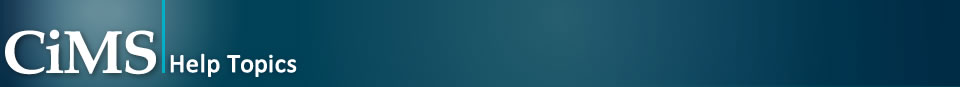 CiMS Help Topics